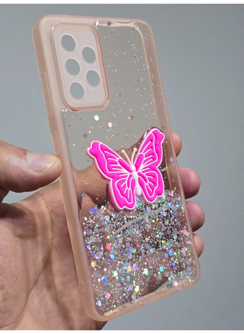 Butterfly Print Back Cover Compatible With Phone Samsung Galaxy A52 - Image 3