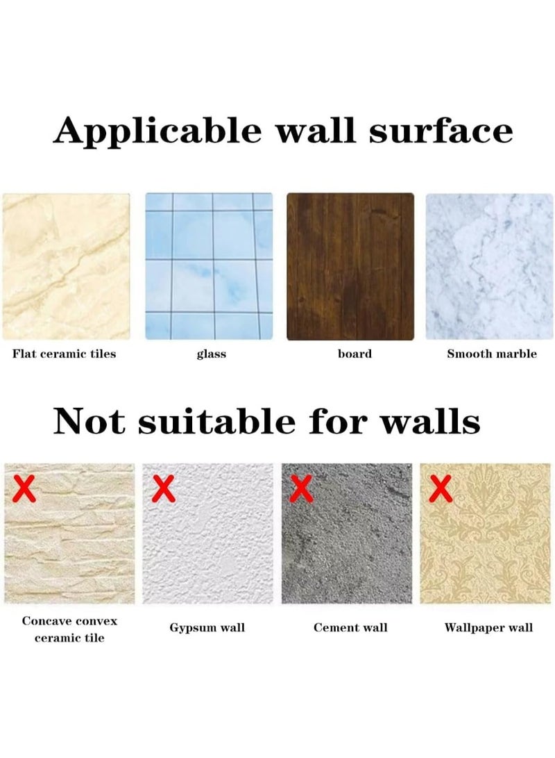 رف زاوية للحمام من الألمنيوم – مقاوم للصدأ وبدون حفر – منظم جداري مع لاصق – بتشطيب أسود أنيق، للحمام والمطبخ والإكسسوارات (قطعة واحدة، أسود) - Image 5