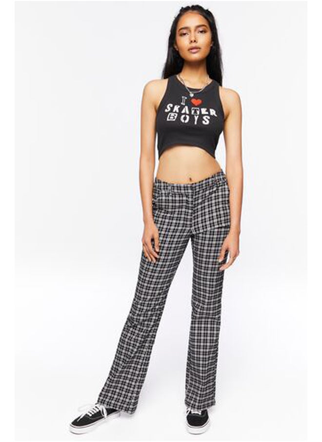 FOREVER 21 - I Love Skater Boys Cropped Tank Top - Image 1