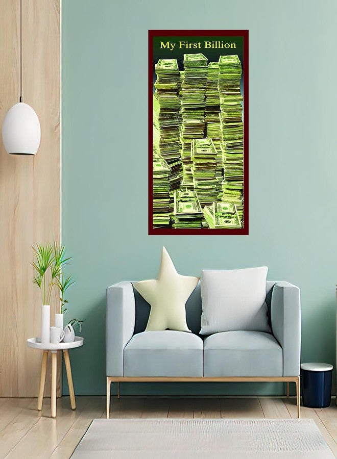 wallpics ملصق لوحة "ملياري الأول" من Wallpics، مقاوم للماء، لتزيين المنزل (Can1545-3، 24 بوصة × 36 بوصة، متعدد الألوان) - Image 3