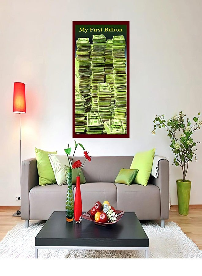 wallpics ملصق لوحة "ملياري الأول" من Wallpics، مقاوم للماء، لتزيين المنزل (Can1545-3، 24 بوصة × 36 بوصة، متعدد الألوان) - Image 2