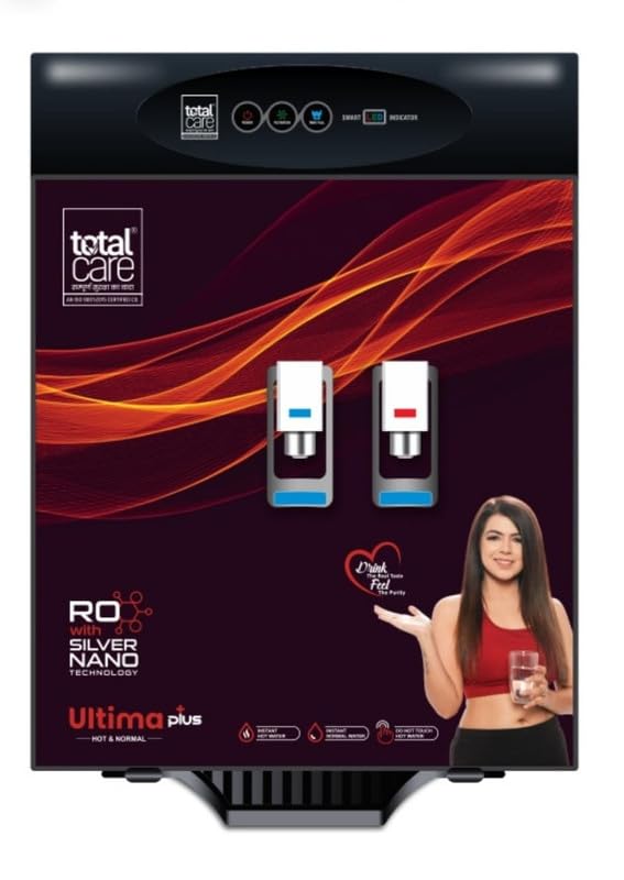TOTAL CARE TOTAL CARE RO water saver mineral filter body ROAlkineTDS Adjuster pure water purifier dispenser machine black  - Image 1