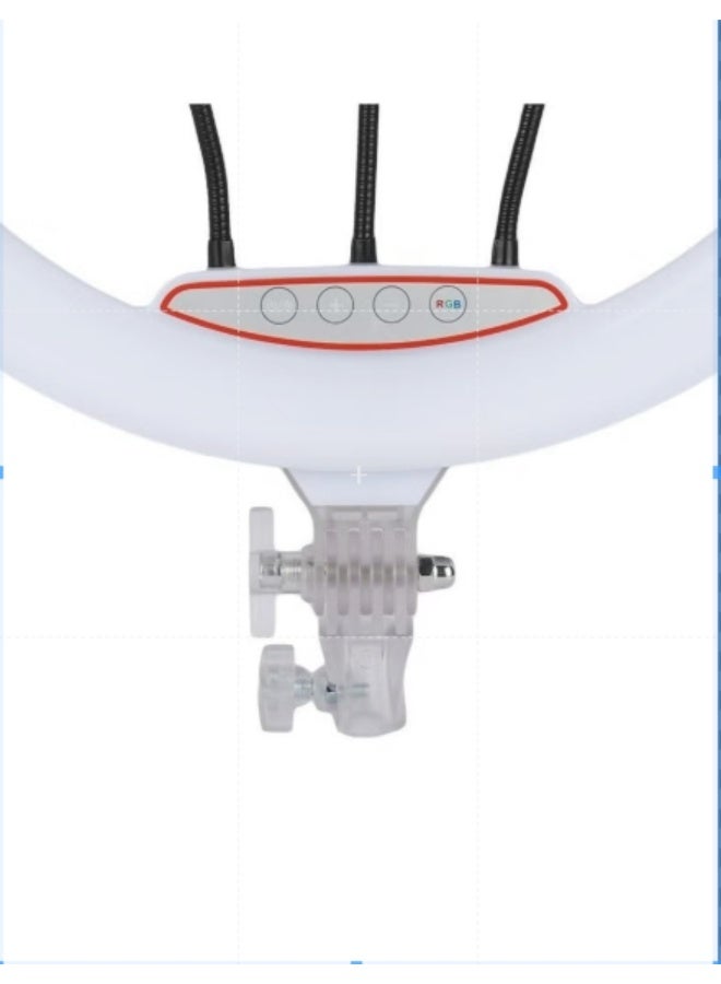 3D-45 RGB Ring Light With 360 Degree Free Rotation Free Adjustment And Eye Protection For Vlogging Reels And Photography - Image 1