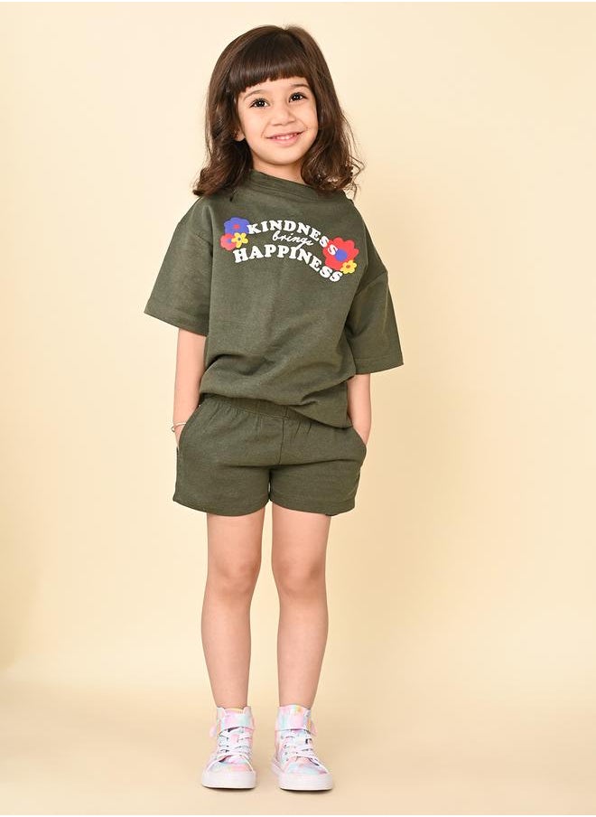 LILPICKS Green Girls Wear Clothing set  - Image 2