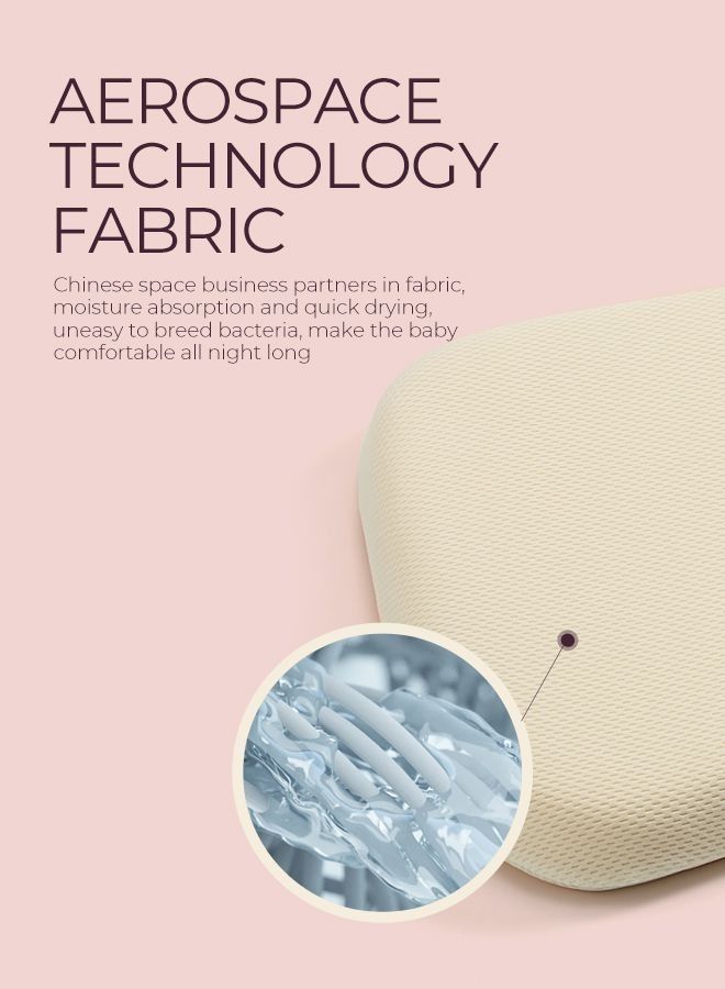 Memory Foam Pillow with Cooling Cover–Soft Breathable Flat Thin Toddler Pillow for Kids  - Image 4