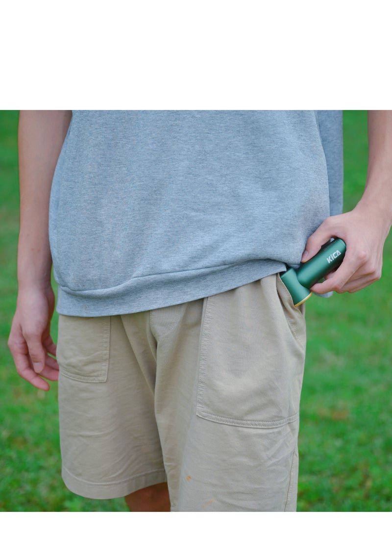 KiCA مروحة كيكاجيت ميني المحمولة، مروحة توربو قابلة لإعادة الشحن، تحكم في السرعة بلا خطوات، تدوم 13 ساعة، مروحة صغيرة خفيفة الوزن بحجم الجيب للسفر/التبريد في الهواء الطلق - Image 5