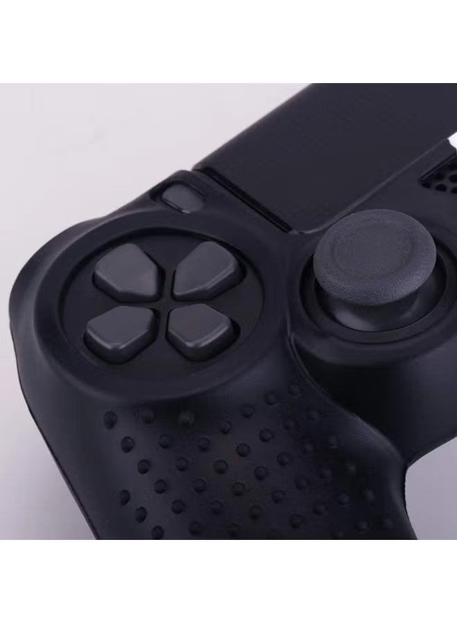 قطعتان من غطاء حماية وحدة تحكم PS4 مضاد للانزلاق، غطاء حماية مرن من السيليكون، غطاء وحدة تحكم، غطاء متوافق مع PS4 - Image 4