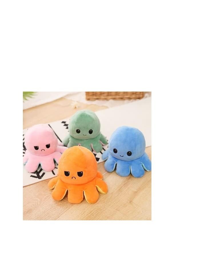 null - Double-sided Octopus Flip Plush (multi random color) - Image 1