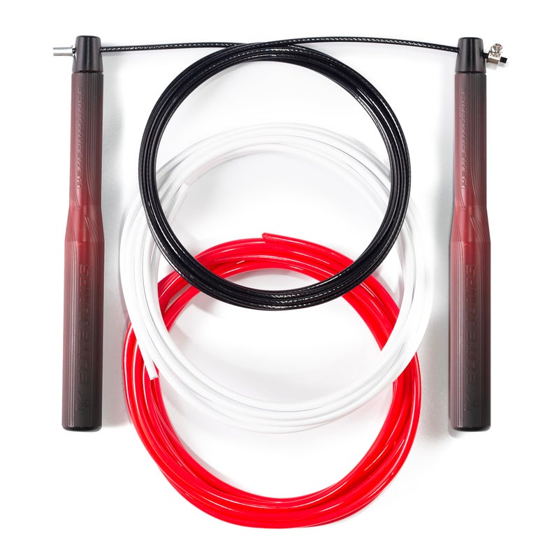 Elite Jumps Sports Performance Jump Rope Bundle High Performance Speed Rope for Workouts Aluminium 65 Long Handles Skip Rope for Fitness Aerobic Exercise Cardio Training - Image 2