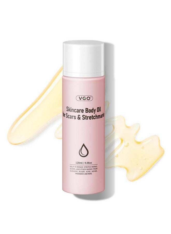 VGO VGO Body Oil with Vitamin E, After Shower Body Oil for Women, Non-Greasy & Fast-Absorbing Lightweight Moisturizer for Scars & Stretch Marks, Hydrating for Dry Sensitive Skin, 4.06 oz  - Image 1