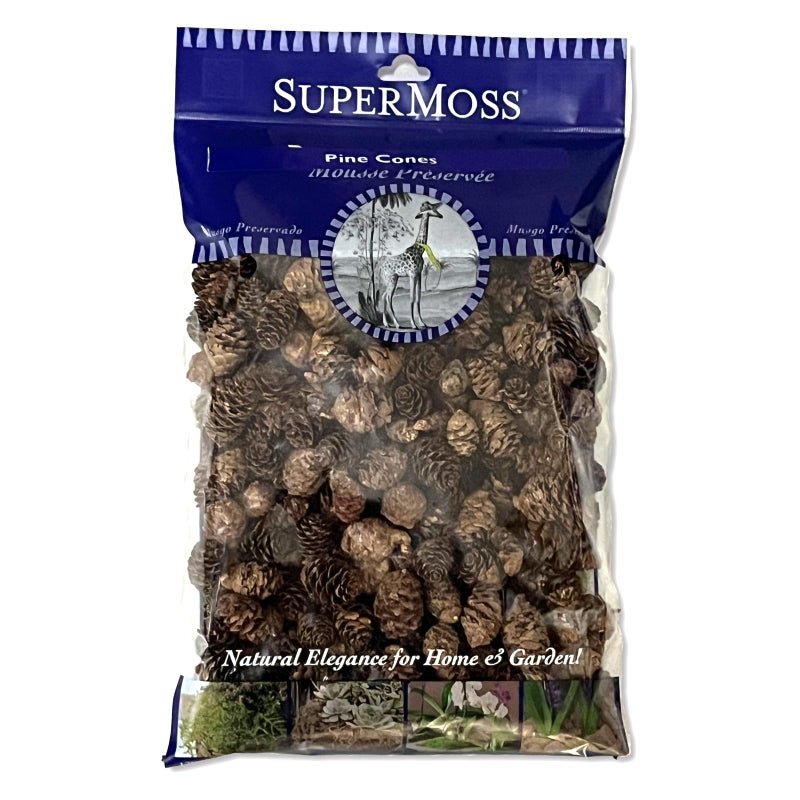 SuperMoss (24511) Black Spruce Pine Cones, 8-Ounce, Brown - Image 5