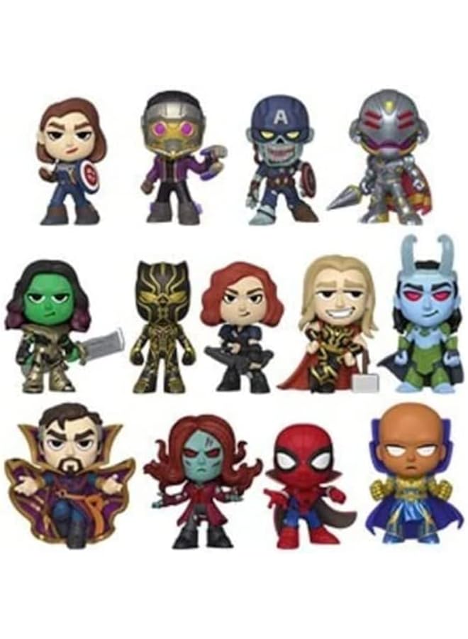 فانكو بوب لعبة ميستري ميني مارفل ماذا لو S3 متنوعة 1 شخصية غامضة عشوائية من الفينيل 58665 متعددة الألوان القياسية