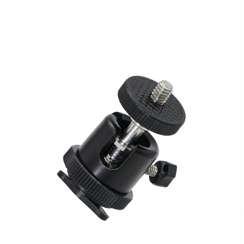 Mini Ball Head 360 Swivel for Vlog Live Stream Outdoor Photography Setup - Image 2