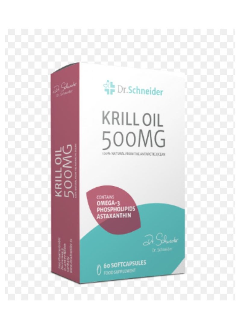 Dr. Schneider Krill Oil 500mg Soft Capsules 60's