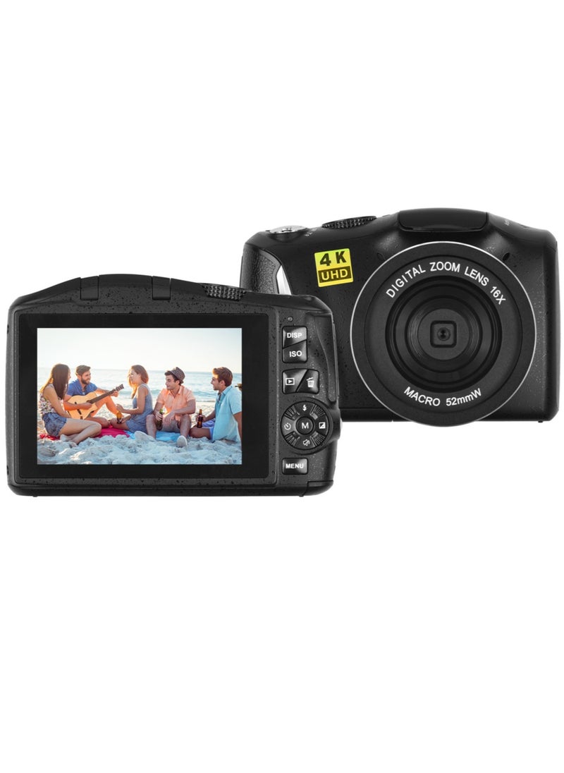 Generic - 4K/60FPS 48MP High Resolution Digital Camera Multifunctional Portable 16X Digital Zoom Video Camcorder - Image 1