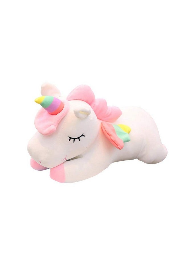 سكوبا دمية يونيكورن جميلة فائقة النعومة مقاس 40 سم من البوليفيل قابلة للغسل ومحبوبة وناعمة تساعد على تعلم لعب الأدوار وآمنة 100% للأطفال (سيتم إرسال لون عشوائي) - Image 1