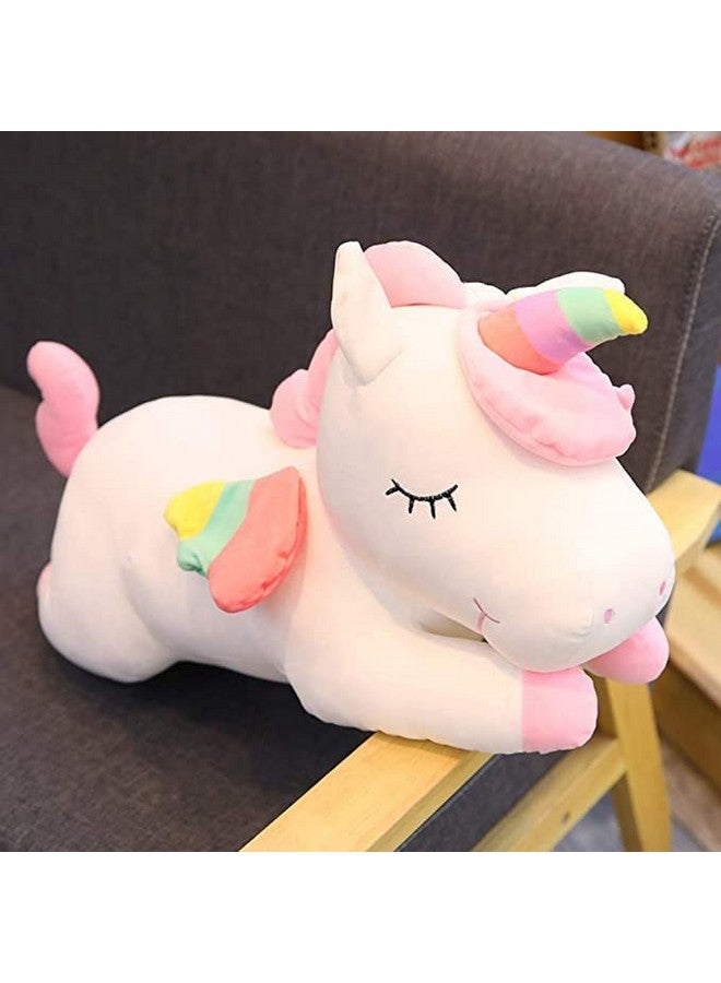 سكوبا دمية يونيكورن جميلة فائقة النعومة مقاس 40 سم من البوليفيل قابلة للغسل ومحبوبة وناعمة تساعد على تعلم لعب الأدوار وآمنة 100% للأطفال (سيتم إرسال لون عشوائي) - Image 2