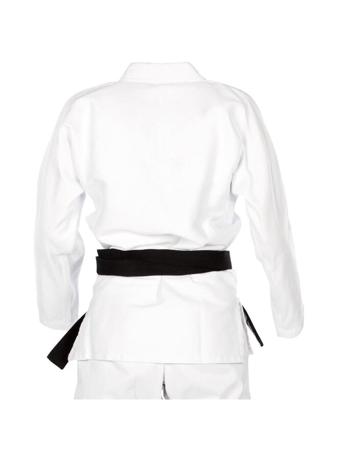 جي جي جي للرجال - جي جيتسو برازيلي - نسيج مقاوم للانكماش يمتص العرق - قابل للغسل في الغسالة - حزام أبيض مجاني (اللون: أبيض، المقاس: XX-Large) - Image 2