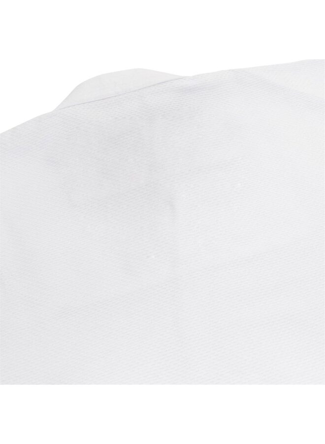 جي جي جي للرجال - جي جيتسو برازيلي - نسيج مقاوم للانكماش يمتص العرق - قابل للغسل في الغسالة - حزام أبيض مجاني (اللون: أبيض، المقاس: XX-Large) - Image 4