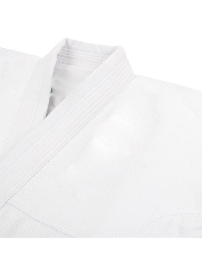 جي جي جي للرجال - جي جيتسو برازيلي - نسيج مقاوم للانكماش يمتص العرق - قابل للغسل في الغسالة - حزام أبيض مجاني (اللون: أبيض، المقاس: XX-Large) - Image 5