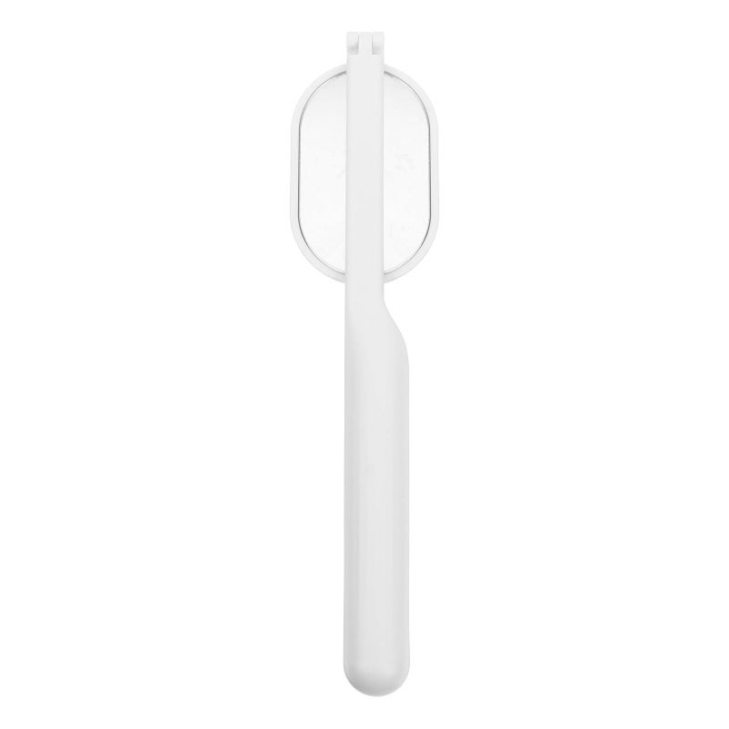 White Folding Eyelash Mirror Compact Handheld Makeup Inspection Tool for Eyelash Extensions - Image 2
