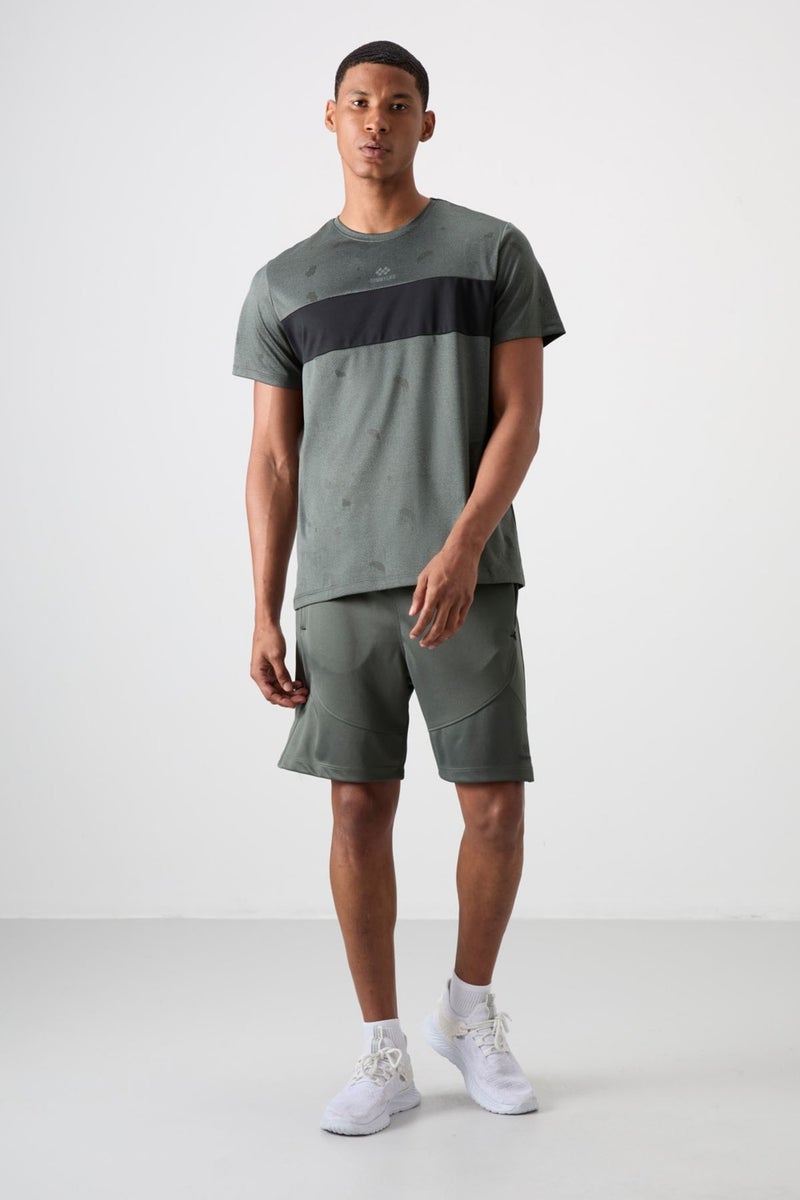 Tommy Life Khaki Polyester Thick Soft Comfort Fit Men's Shorts - 81271  - Image 2