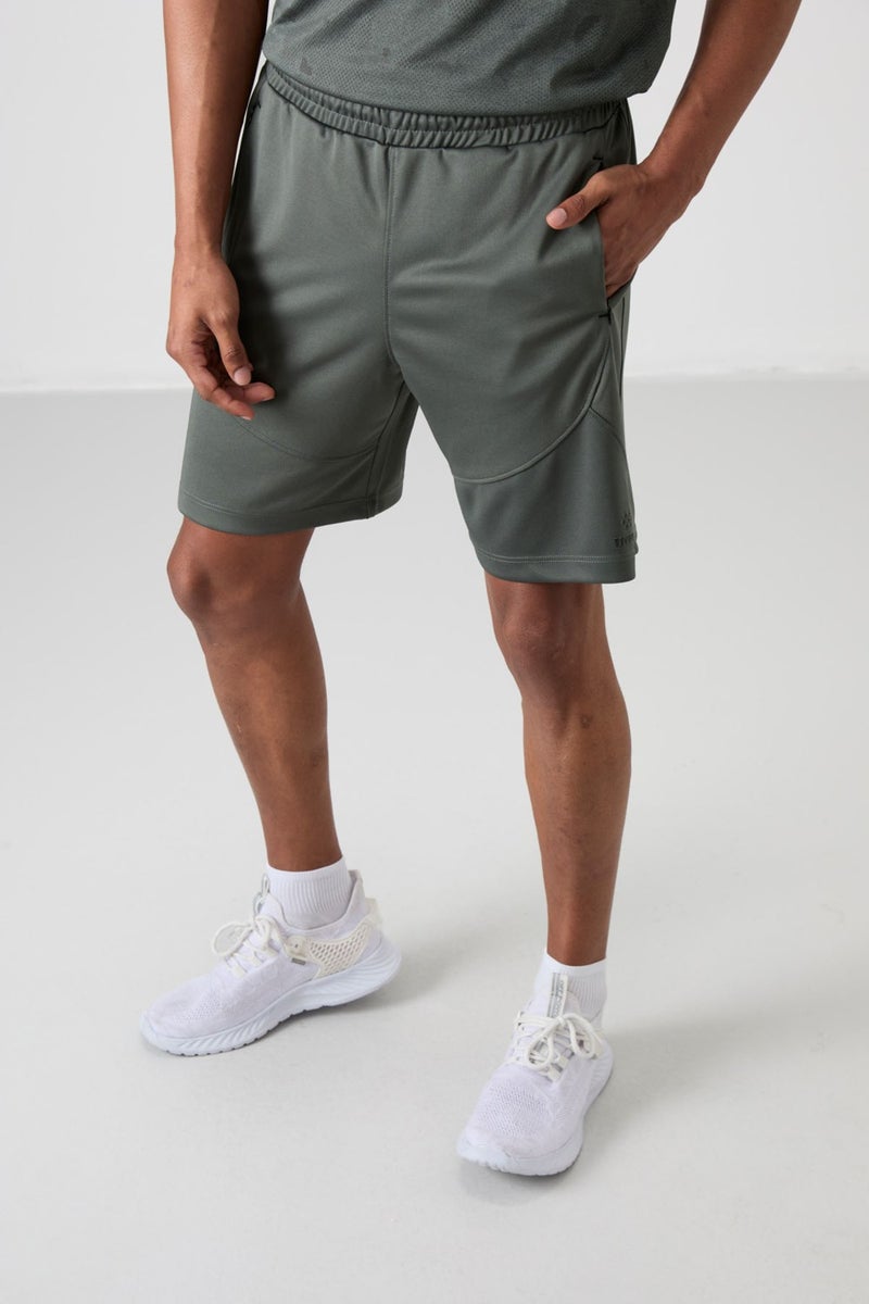 Tommy Life Khaki Polyester Thick Soft Comfort Fit Men's Shorts - 81271  - Image 4