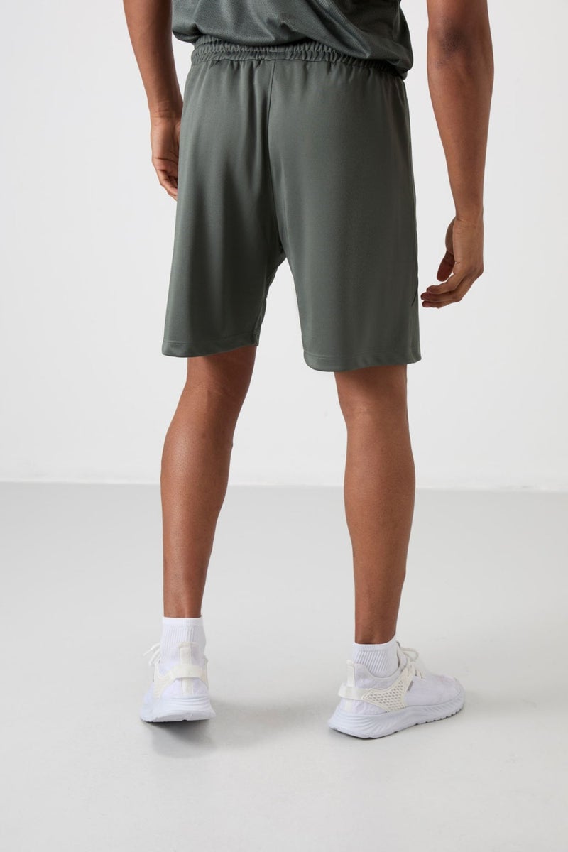 Tommy Life Khaki Polyester Thick Soft Comfort Fit Men's Shorts - 81271  - Image 5