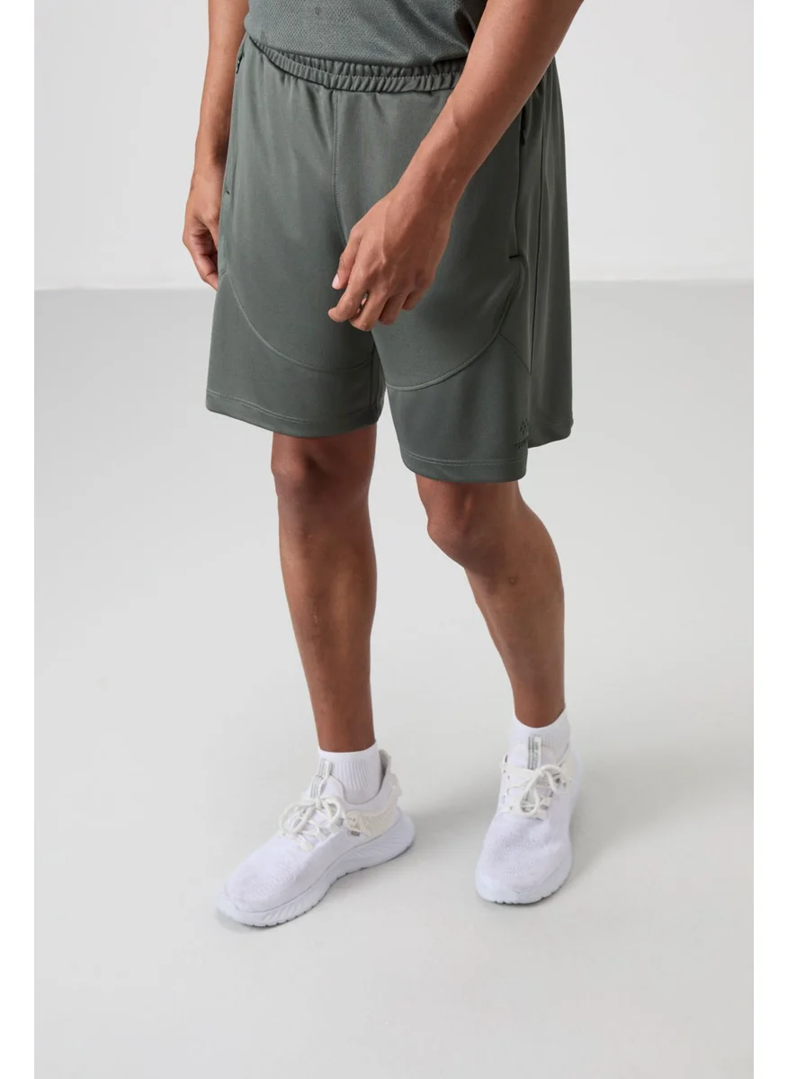 Tommy Life Khaki Polyester Thick Soft Comfort Fit Men's Shorts - 81271