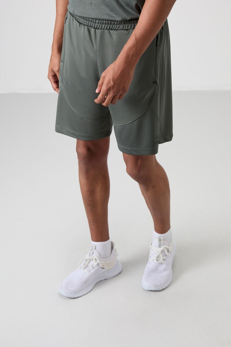 Tommy Life Khaki Polyester Thick Soft Comfort Fit Men's Shorts - 81271  - Image 1