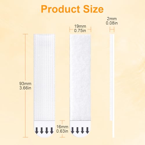 Ainiv Picture Hanging Strips Heavy Duty, 32-Pairs(64 Pack) Large Adhesive Hook and Loop Mounting Tapes Damage Free No Nails Picture Hangers for Frame Hanging Poster Strips Christmas Decorations - Image 2