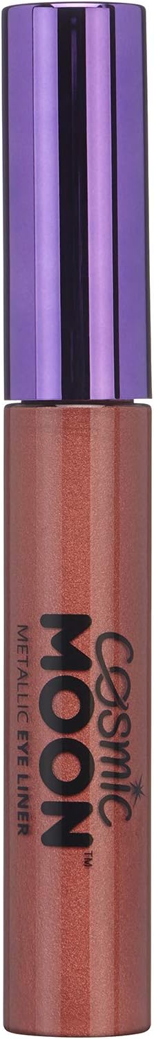 Cosmic Moon Metallic Eyeliner Cosmic Moon Silver Make up Eye Liner Pearl Shimmer Eye Shadow - Image 1