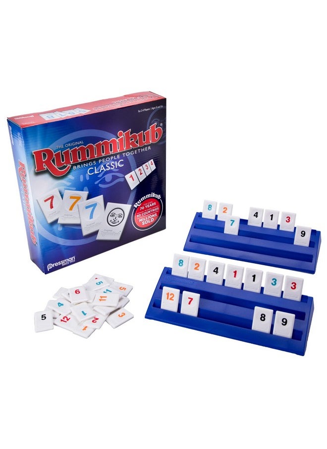 Pressman Rummikub - The Original Rummy Tile Game | Exciting Family Game Of Strategy And Luck | Promotes Stem Skills | For Kids, Teens, Adults | 2-4 Players, Ages 8+  - Image 2