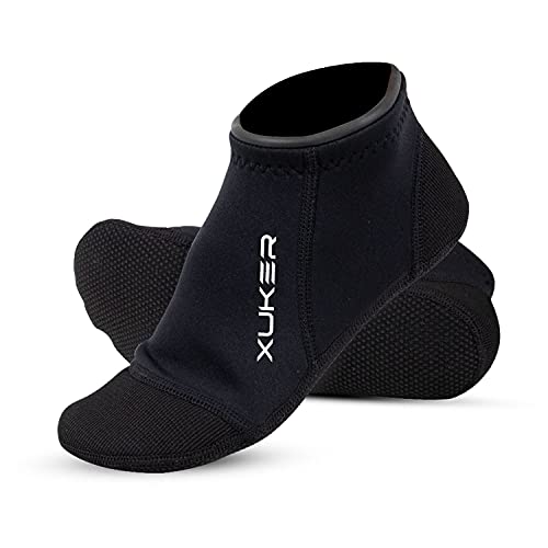 XUKER Neoprene Water Socks 3mm, Sand Proof Beach Volleyball Socks Diving Socks for Outdoor Water Sports - Image 1