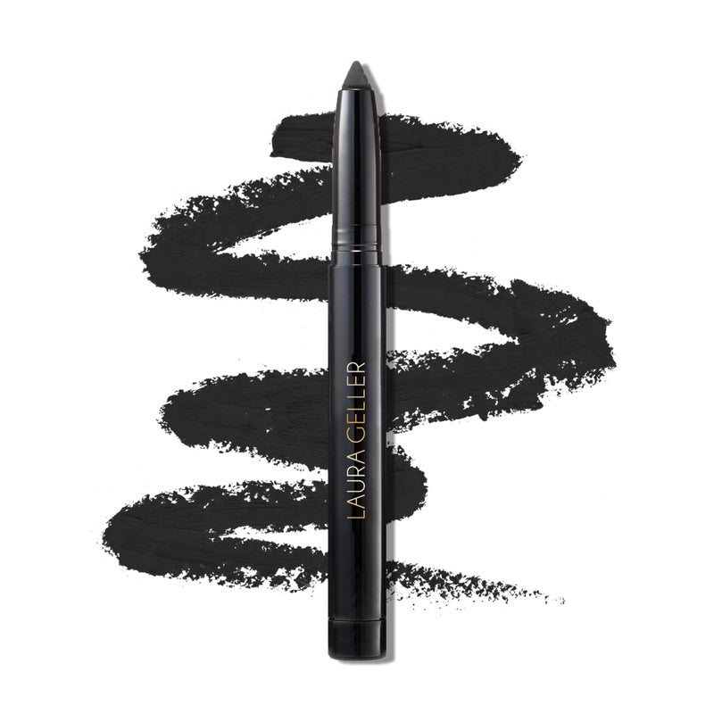 LAURA GELLER NEW YORK Kajal Longwear Kohl Eyeliner Pencil - Soft Black Kohl - Caffeine and Vitamin E - Smooth & Blendable Liner - Built-In Sharpener - Image 1