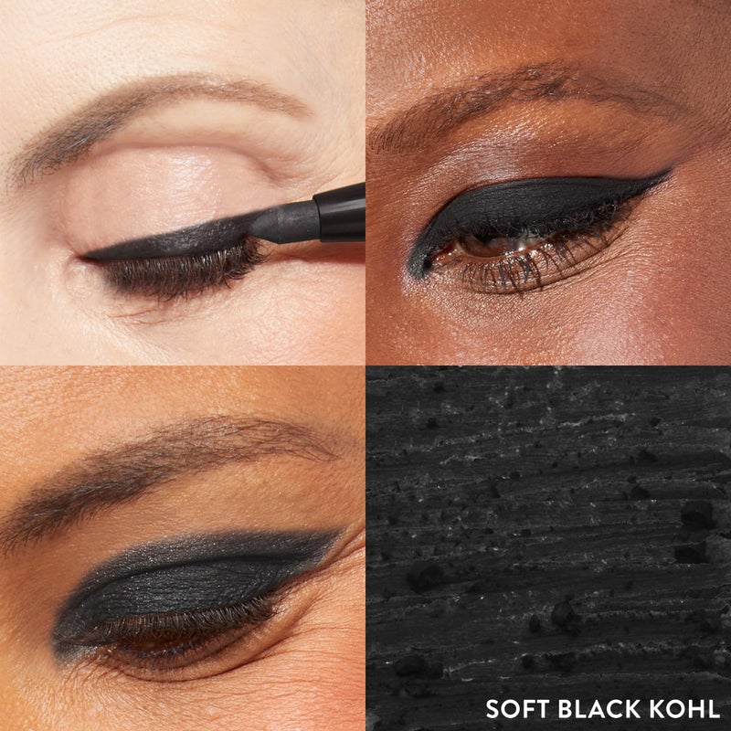 LAURA GELLER NEW YORK Kajal Longwear Kohl Eyeliner Pencil - Soft Black Kohl - Caffeine and Vitamin E - Smooth & Blendable Liner - Built-In Sharpener - Image 2