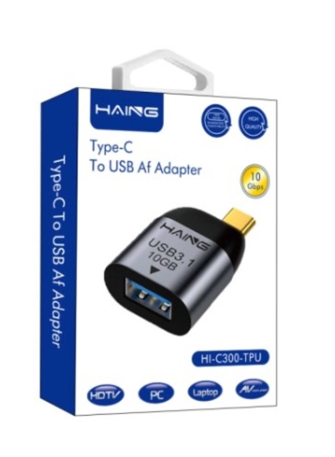 Haing محول Type-C إلى USB Af - Image 1