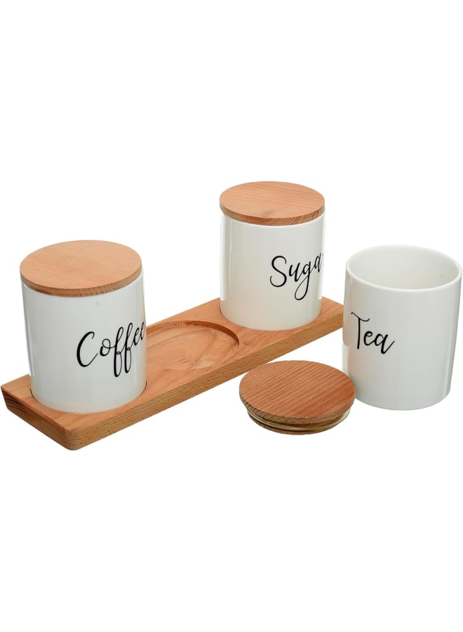 Rosa English Sugar/Tea Jar Set 3-Pieces, Large ‎52 x 27.7 x 16.9 cm; 1.2 kg - Image 3