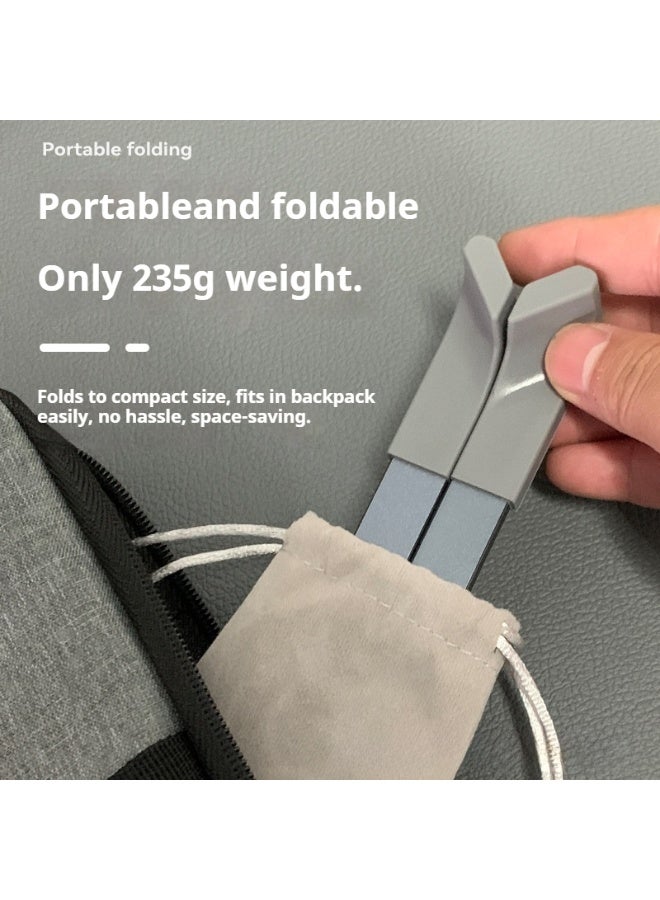 Aluminum alloy notebook folding stand, notebook support stand, tablet MacBook gaming laptop lifting heat dissipation base - Image 3