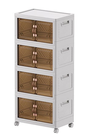 4 Layers Multi-Functional Foldable Storage Cabinet with Doors and Wheels (136L) - pzsku/Z8658E9DD2CAEA595BE0DZ/45/_/1697115611/2cdab058-e968-4ca2-badd-38569e5c5a57