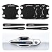 VKQTS 8PCS Car Door Handle ProtectorCarbon Fiber Car Door Handle Scratch ProtectorUniversal Doors Cup Protectors Automotive Exterior Accessories Fit for Most Cars SUVs - Image 2