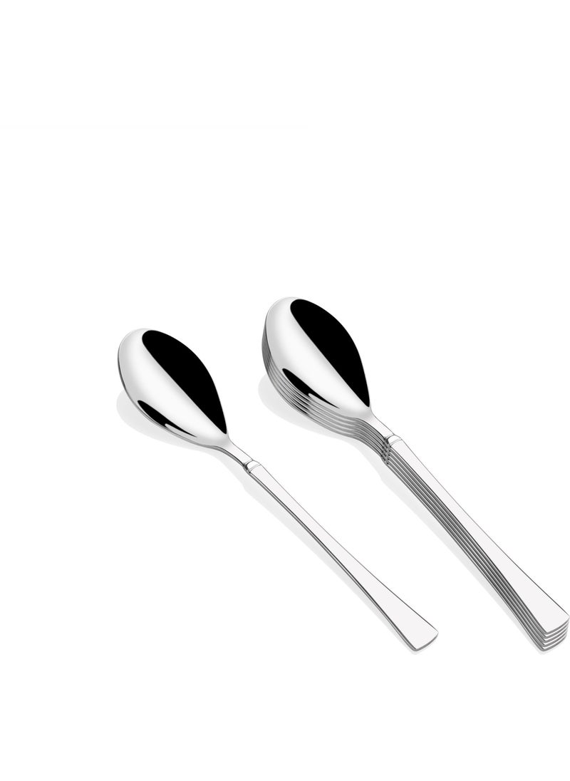 Onon Bomonti Dessert Spoon 6 Pieces 18/10  - Image 1