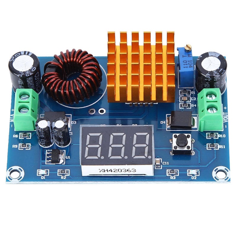 DCDC Boost Converter Module 3 35V To 5V 45V 5A Power Supply With Screw Terminals Heat Sink - Image 2