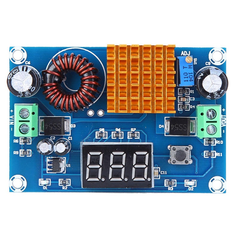 DCDC Boost Converter Module 3 35V To 5V 45V 5A Power Supply With Screw Terminals Heat Sink - Image 4