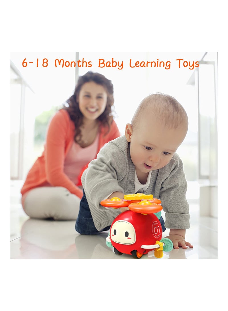 KASTWAVE Suction Cup Spinner Toy for 12-18 Months Old, High Chair Car/Spinner Toys with Suction Cups, Montessori Toys ducational Toys for Toddlers 1-3 Best One Year Old Boy Birthday Gift  - Image 4