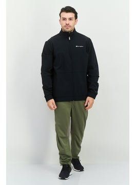Champion Men Sportswear Fit Long Sleeve Training Full Zip Sweatshirts, Black  - Image 4