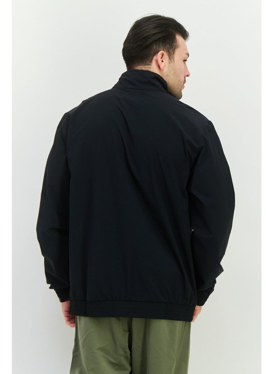 Champion Men Sportswear Fit Long Sleeve Training Full Zip Sweatshirts, Black  - Image 3