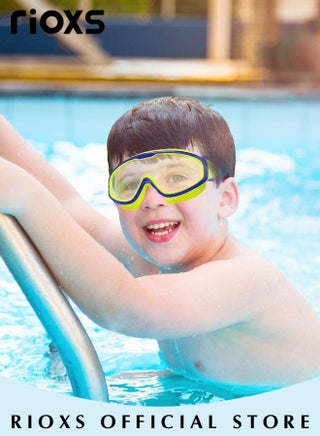 Boys' Swimming Set,Short Swim Trunks And Swim Cap,Anti-Fog Wide View Swimming Goggles With Nose Clip Ear Plugs Goggle Case,Complete Swimwear Kit For Little Kids Boys 3-15 Beach Pool Hawaii - view 4
