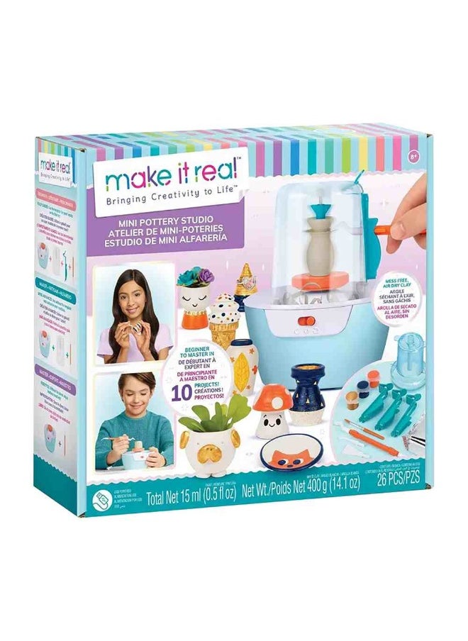 Make It Real Mini Pottery Studio (26 Pieces)  - Image 3