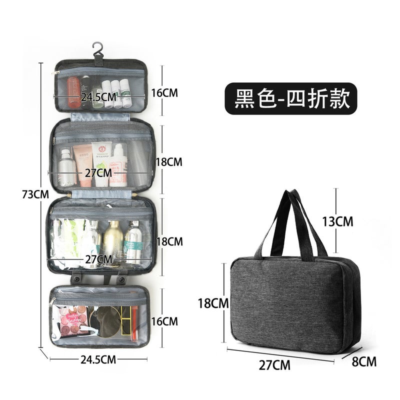 Explosions Multi-Color Portable Toiletry Bag – Foldable Dry and Wet Separation - Image 1